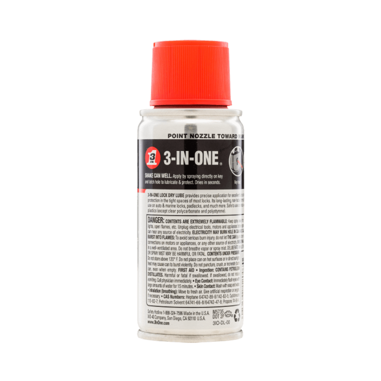 Lock Dry Lube Lock Lubricant 3INONE